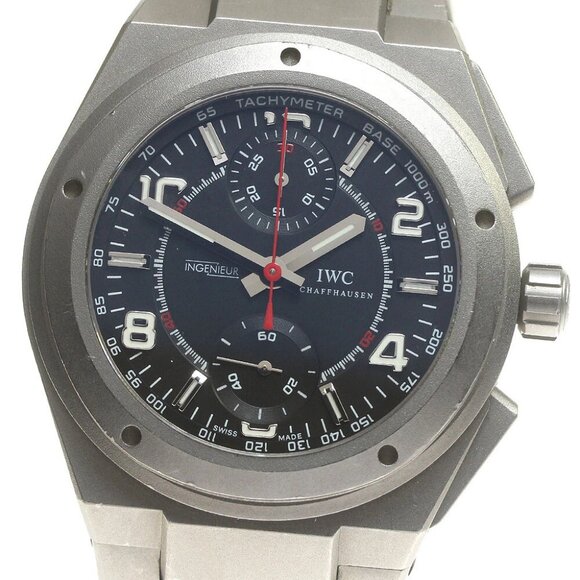 IWC SCHAFFHAUSEN Ingenieur IW372503 Chronograph black Dial AT Men's Watch_846193 - Picture 1 of 7